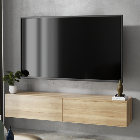 Szafka RTV NICOLE 160 cm - Dąb Artisan