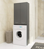 Szafka nad pralkę - Grafit Szary