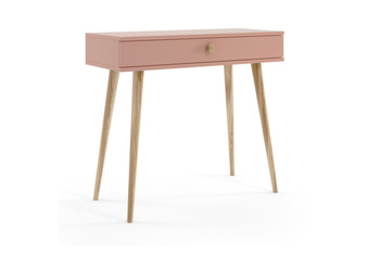 Konsola MELI z szufladą skandynawska boho - kolor Róż