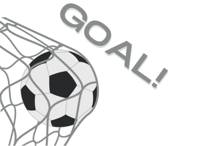 Łóżko pojedyncze LUK 160x80 z barierką i szufladą - Piłka nożna GOAL
