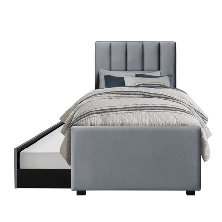Łóżko ASTRA 90x200 cm - Popielaty