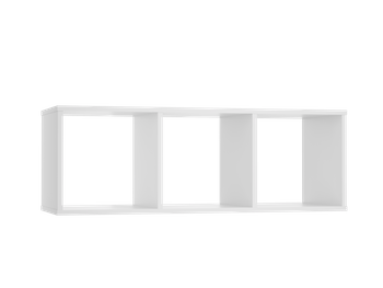 Regał modułowy MODUS 3x1 biały