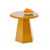 Stolik kawowy LORAL okrągły - Musztardowy