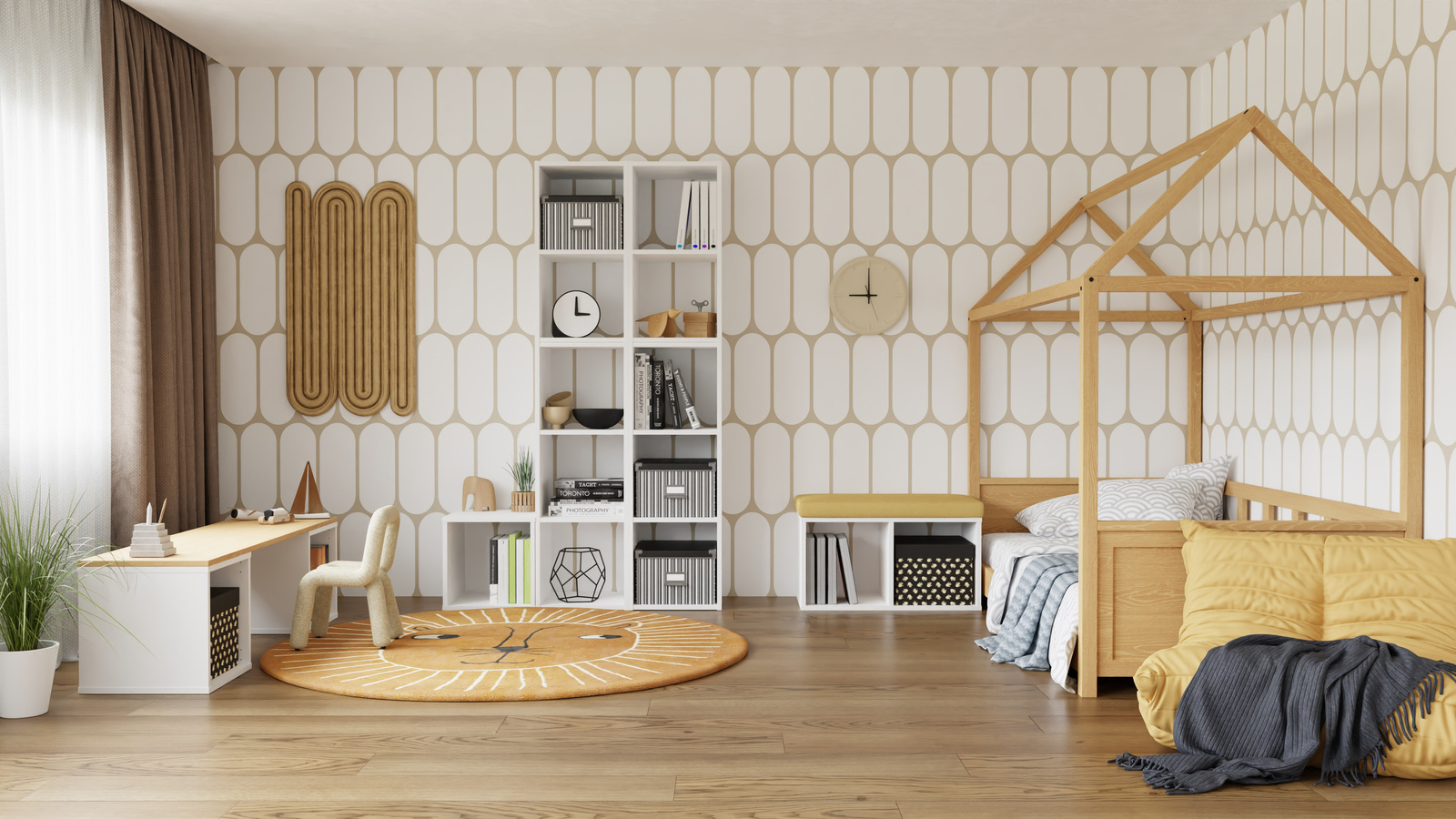 Regał modułowy MODUS biały 3x1