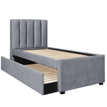 Łóżko ASTRA 90x200 cm - Popielaty