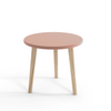 Stolik kawowy MELI okrągły skandynawski - kolor Róż
