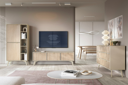 Komoda VINORA 106 cm - Beż Piaskowy