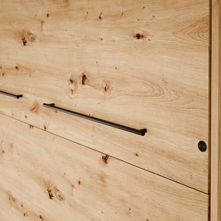 Półkotapczan pionowy rozkładany VERTO 160x200 składany w szafę - Dąb Artisan