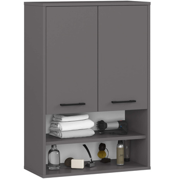 Szafka wisząca łazienkowa - Grafit Szary