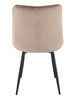 Krzesło welurowe beżowe