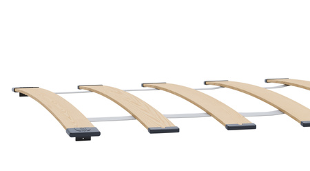 Łóżko Domek DUBI dziecięce 160x80 z materacem - kolor Biały
