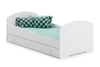 Łóżko dziecięce LUK 160x80 szuflada - Biały