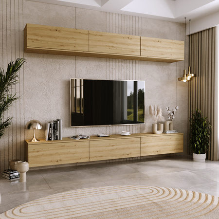 Szafka RTV NICOLE 160 cm - Dąb Artisan
