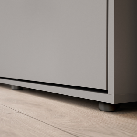 Półkotapczan pionowy rozkładany VERTO 90x200 składany w szafę - Szary