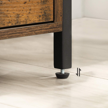 Stolik szafka RUSSELL 4  - Ciemny brąz