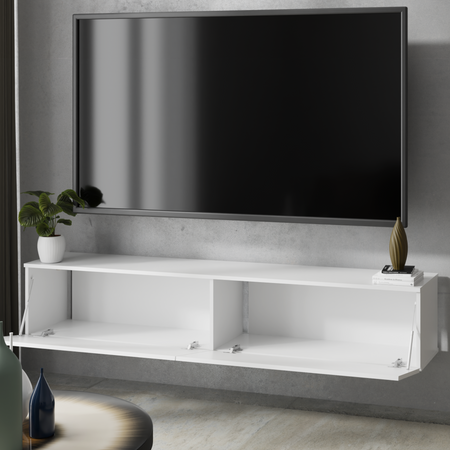 Szafka RTV NICOLE 80 cm - Biały