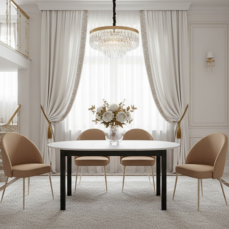 Stół okrągły RAMES 102 cm - KASZMIR