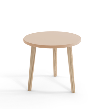 Stolik kawowy MELI okrągły skandynawski - kolor Macchiato
