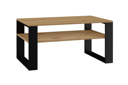 Stolik kawowy Ława MODI - Dąb Artisan / Czarny