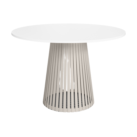  Stół okrągły VELORE - Biały Mat