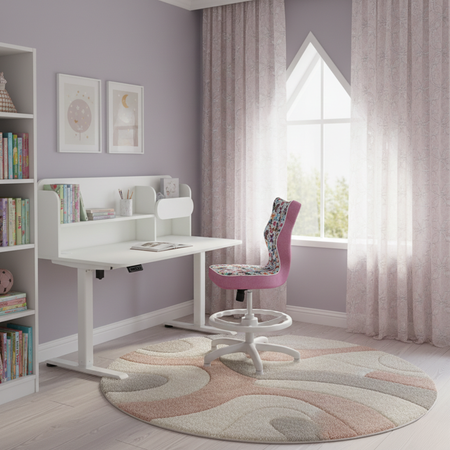 Krzesło dziecięce LUMI 3 - Motyl / Noga Biała