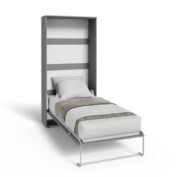 Półkotapczan pionowy rozkładany VERTO 90x200 składany w szafę - Szary