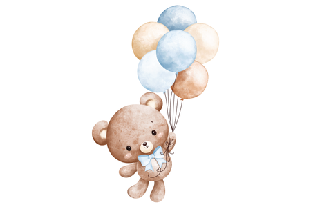 Łóżko pojedyncze LUK 140x70 z barierką - Sweet Bear