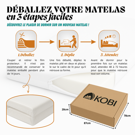 Materac piankowy 160x80cm