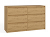 Komoda KALIA S6 120cm 	Dąb artisan