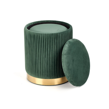 Zestaw 2 puf MARINE - Zielony