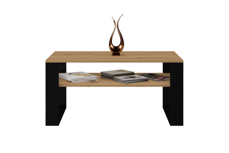 Stolik kawowy Ława MODI - Dąb Artisan / Czarny