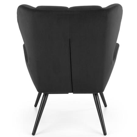 Fotel wypoczynkowy MADISON - Czarny