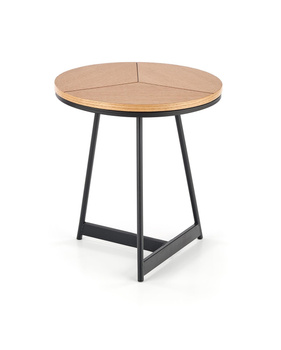 Stolik kawowy KARI okrągły - kolor Dąb Naturalny