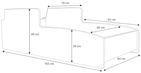 Łózko dziecięce Traktor żółty 160x80