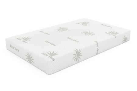 Materac MILO PIANKA-KOKOS-VISCO 180x80x10 cm zdejmowany pokrowiec ALOE VERA