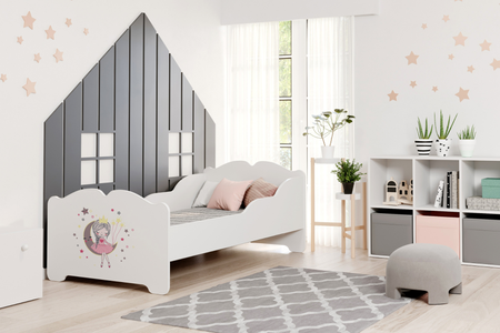 Łóżko dziecięce pojedyncze ANNA 160x80 - Śpiąca Księżniczka