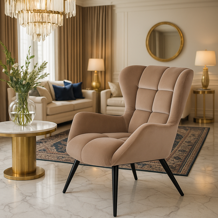 Fotel wypoczynkowy MADISON - Cappuccino