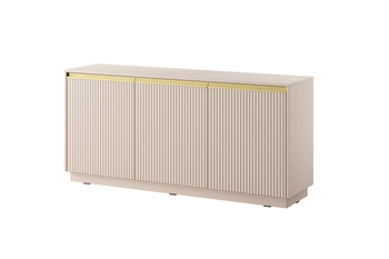 Komoda PRESTIGE 154 cm - Beżowy / Złoty