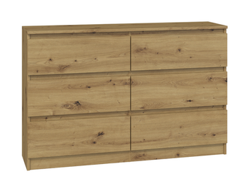 Komoda MALMO M6 140cm Dąb artisan
