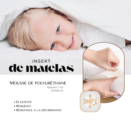 Materac piankowy 140x70cm