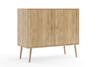 Komoda MELI dwudrzwiowa skandynawska - kolor Dąb craft