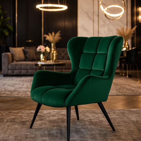 Fotel wypoczynkowy MADISON - Zielony