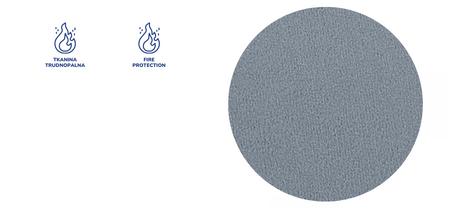 Krzesło obrotowe AXIS 6 - Niebieskie / Noga Szara