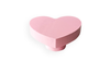 Drewniany uchwyt meblowy LUI 5 serce - Różowy