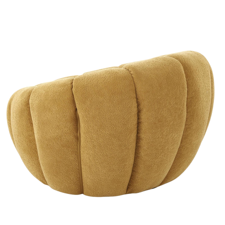 Fotel wypoczynkowy SOFTY - Musztardowy