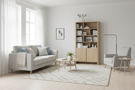 Regał BALI 103 cm - Dąb Vicenza