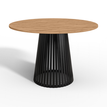 Stół okrągły VELORE  75 cm - Dąb Craft