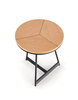 Stolik kawowy KARI okrągły - kolor Dąb Naturalny