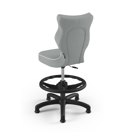 Krzesło dziecięce ergonomiczne LUMI 4 - Szare / Noga Czarna