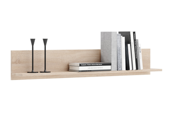 Półka SHELF ścienna wisząca 100 cm - Dąb Sonoma
